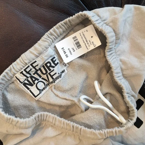 ✨FREECITY Logo Cotton Sweatpants in Stardust Size XS NWT - Picture 9 of 16